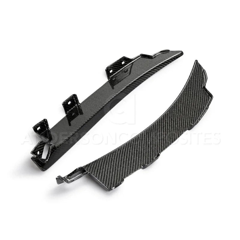 Anderson Composites 2020 Ford Mustang/Shelby GT500 Carbon Fiber Rear Mud Guards - Main Product View