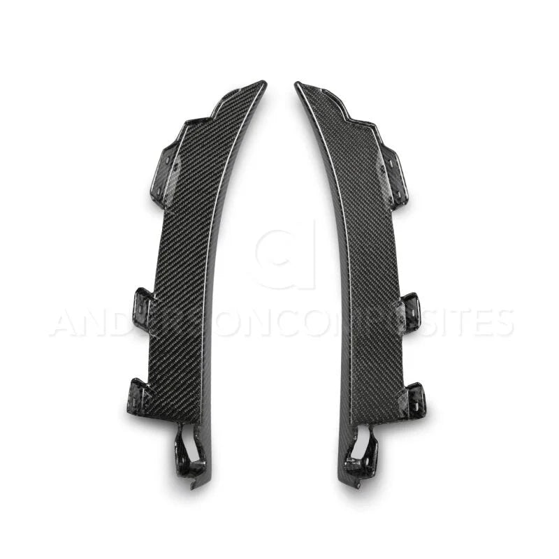 Anderson Composites 2020 Ford Mustang/Shelby GT500 Carbon Fiber Rear Mud Guards - Installation View