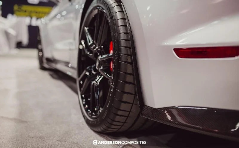 Anderson Composites 2020 Ford Mustang/Shelby GT500 Carbon Fiber Rear Mud Guards - Additional View 5
