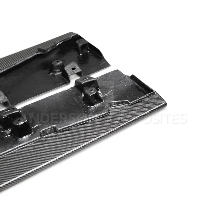 Anderson Composites 2020 Ford Mustang/Shelby GT500 Carbon Fiber Side Splitters - Additional View 6