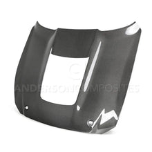 Load image into Gallery viewer, Anderson Composites 2020 Mustang Shelby GT500 Double Sided Carbon Fiber Hood - Main Product View