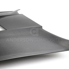 Load image into Gallery viewer, Anderson Composites 2020 Mustang Shelby GT500 Double Sided Carbon Fiber Hood - Side View