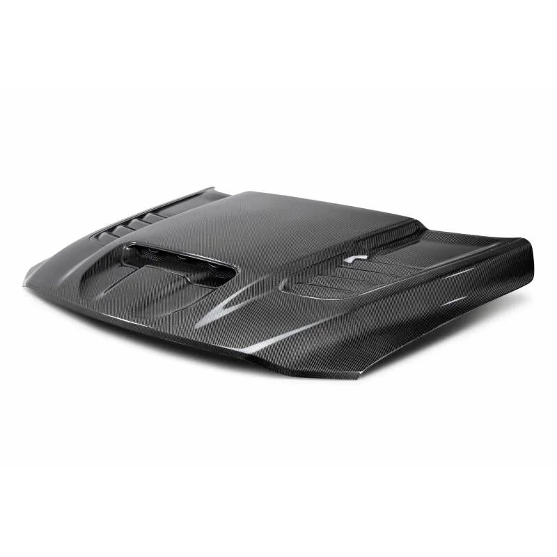 Anderson Composites 2021 Dodge RAM TRX Carbon Fiber Hood - OE Style - Installation View