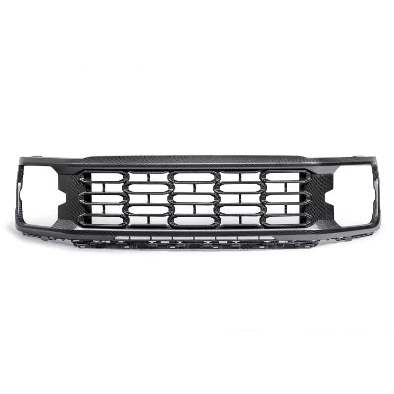 Anderson Composites 2024+ Ford F150 Carbon Fiber Front Grille - Side View