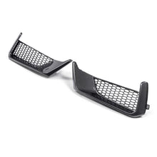 Load image into Gallery viewer, Anderson Composites 2024 Ford Mustang Dark Horse Carbon Fiber Front Bumper Inserts - Installation View