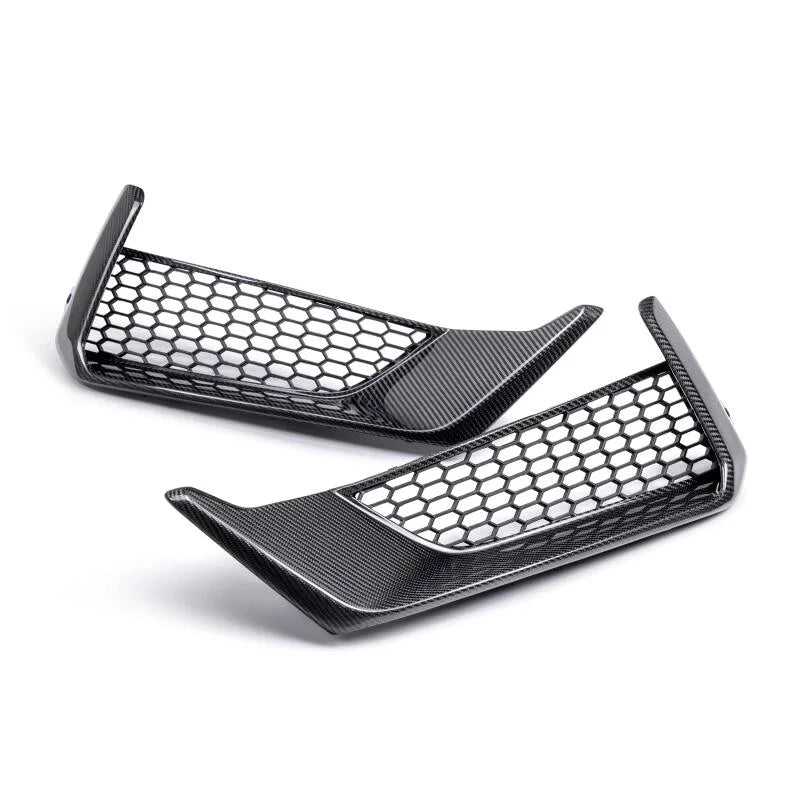 Anderson Composites 2024 Ford Mustang Dark Horse Carbon Fiber Front Bumper Inserts - Additional View 6