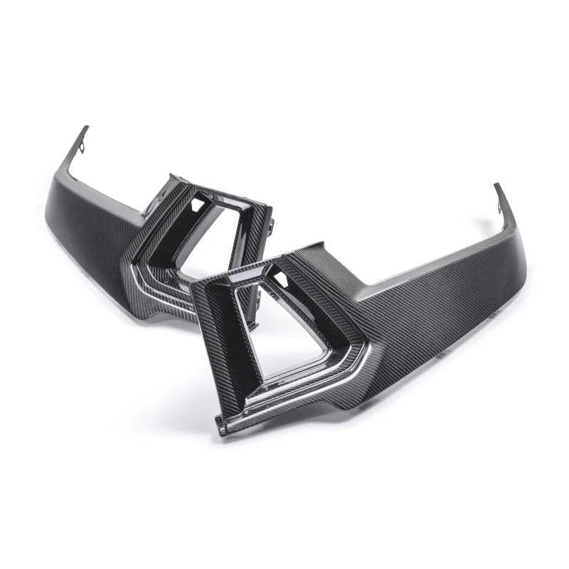 Anderson Composites 2024 Ford Mustang Dark Horse Carbon Fiber Headlight Surround - Back View