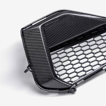 Load image into Gallery viewer, Anderson Composites 2024 Ford Mustang GT Carbon Fiber Front Bumper Inserts - Main Product View