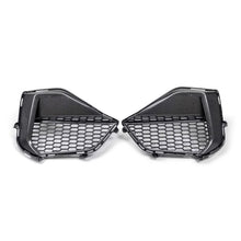 Load image into Gallery viewer, Anderson Composites 2024 Ford Mustang GT Carbon Fiber Front Bumper Inserts - Side View