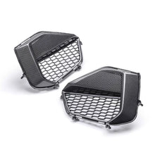 Load image into Gallery viewer, Anderson Composites 2024 Ford Mustang GT Carbon Fiber Front Bumper Inserts - Back View