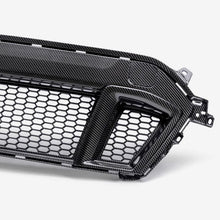 Load image into Gallery viewer, Anderson Composites 2024 Ford Mustang GT Carbon Fiber Front Grille - Back View