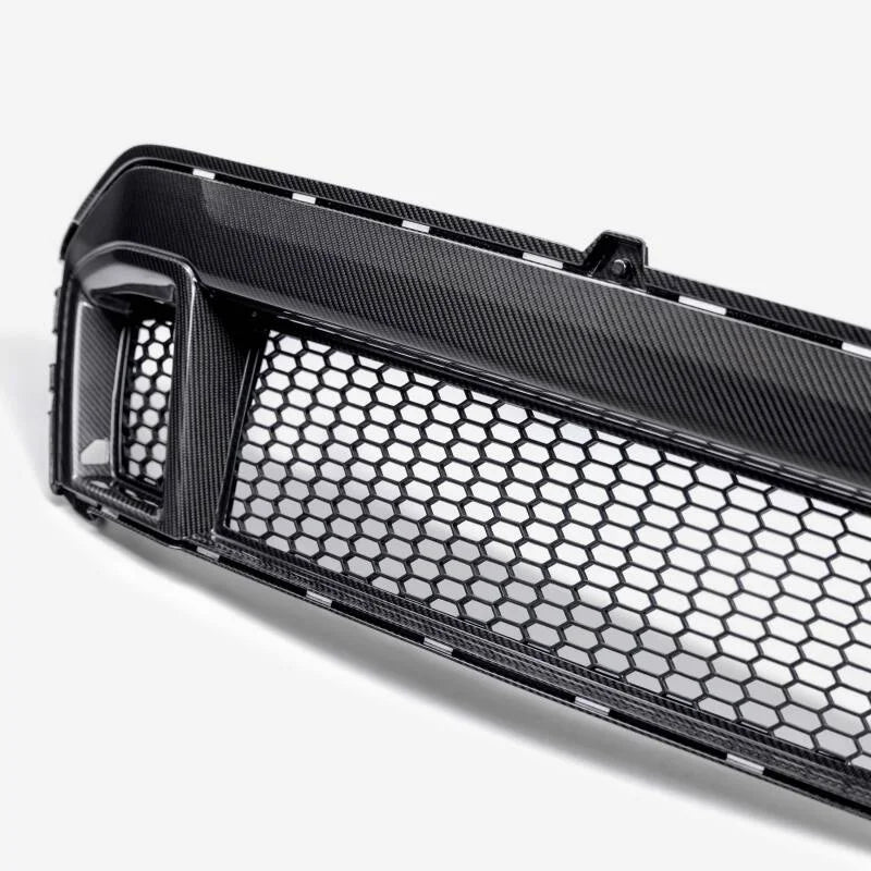 Anderson Composites 2024 Ford Mustang GT Carbon Fiber Front Grille - Installation View