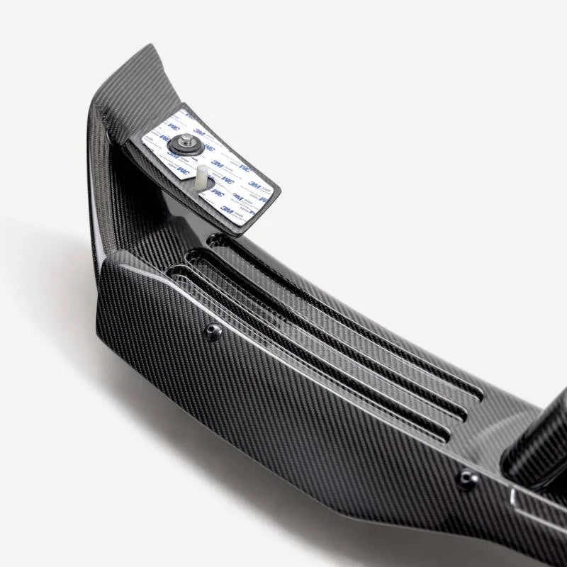 Anderson Composites 2024 Ford Mustang GT Type-GTG Carbon Fiber Rear Spoiler w/Gurney Flap - Installation View