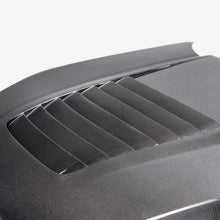 Load image into Gallery viewer, Anderson Composites 2024 Ford Mustang S650 Double-Sided Carbon Fiber Hood - Back View