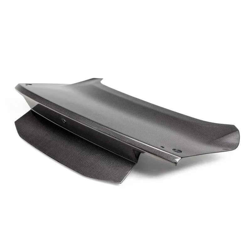 Anderson Composites 2024 Ford Mustang Type-AC Double Sided Carbon Fiber 1-Piece Decklid - Side View