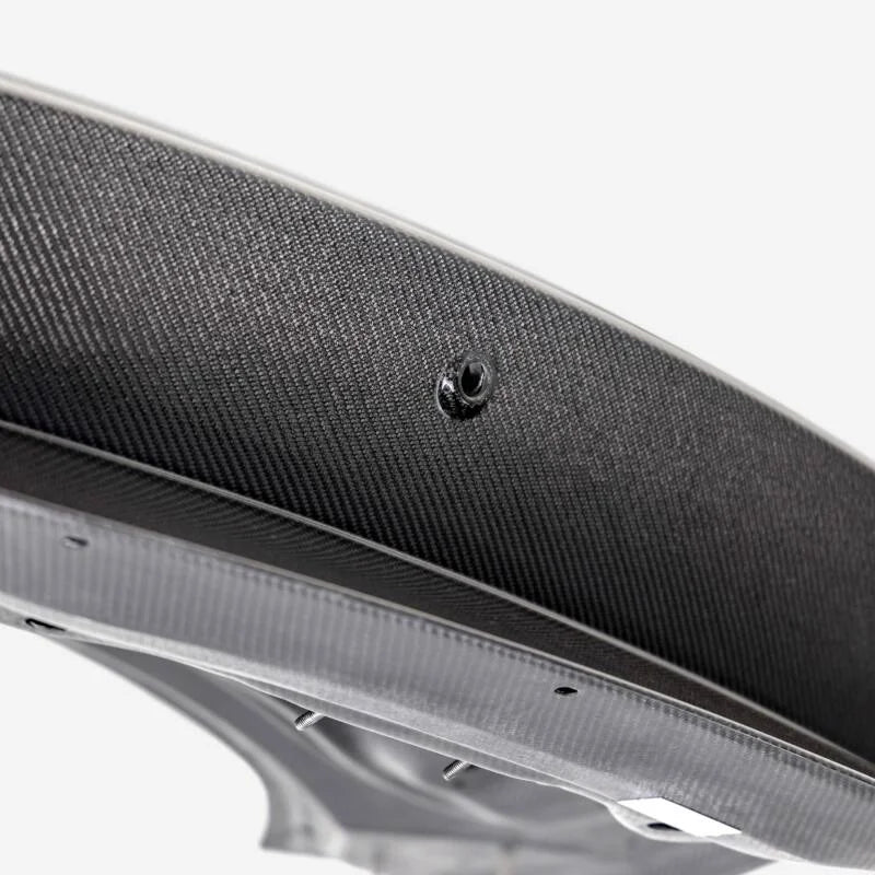 Anderson Composites 2024 Ford Mustang Type-AC Double Sided Carbon Fiber 1-Piece Decklid - Installation View
