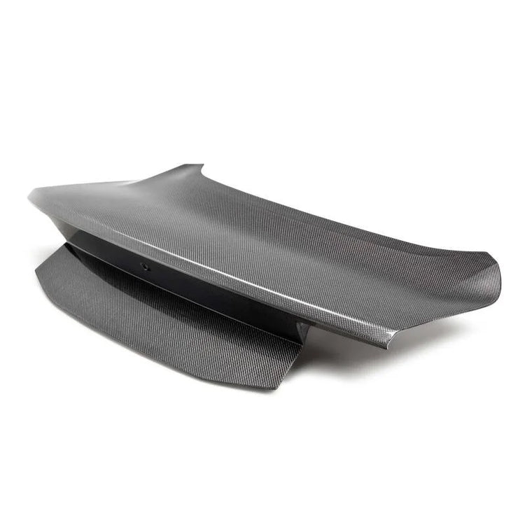 Anderson Composites 2024 Ford Mustang Type-AO Double Sided Carbon Fiber 1-Piece Decklid - Side View