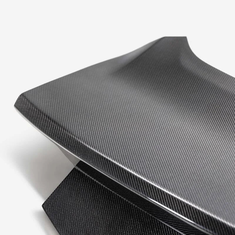 Anderson Composites 2024 Ford Mustang Type-AO Double Sided Carbon Fiber 1-Piece Decklid - Installation View