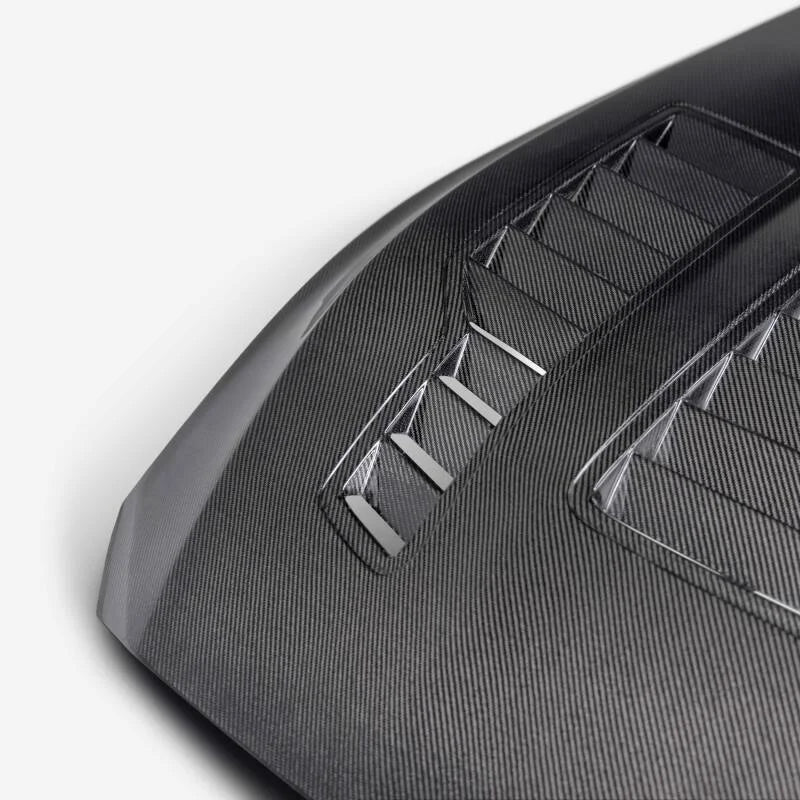 Anderson Composites 2024 Ford Mustang Type-GT4 Double-Sided Carbon Fiber Hood - Additional View 5
