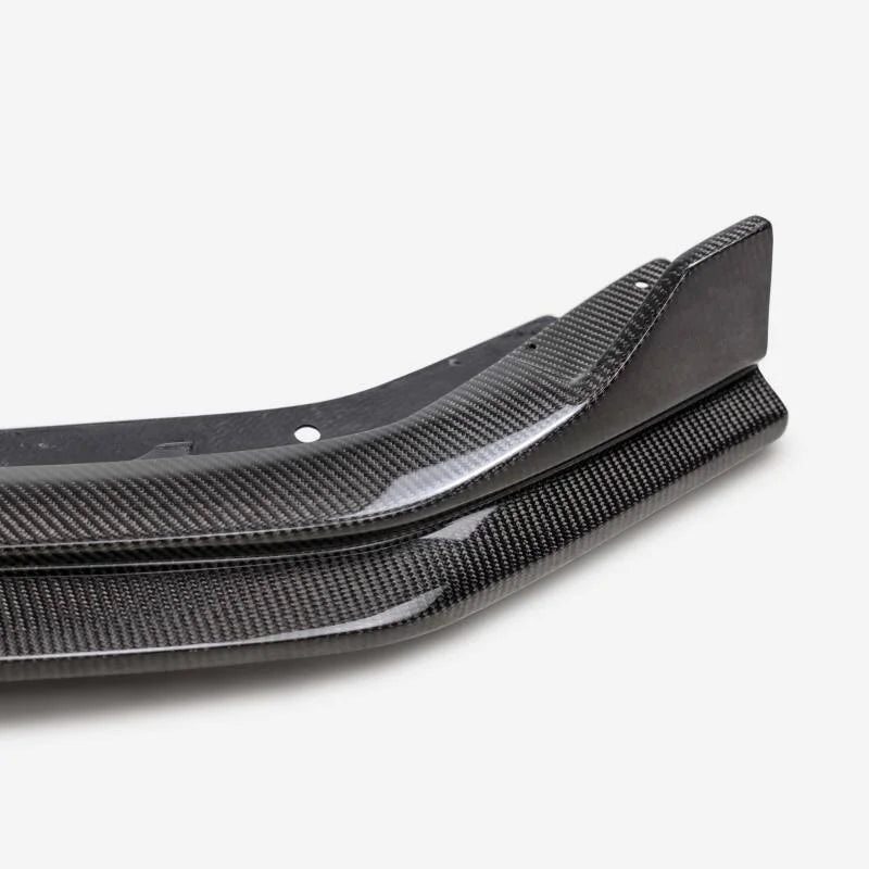 Anderson Composites 2024 Ford Mustang Type-GT5 Carbon Fiber Front Splitter - Back View
