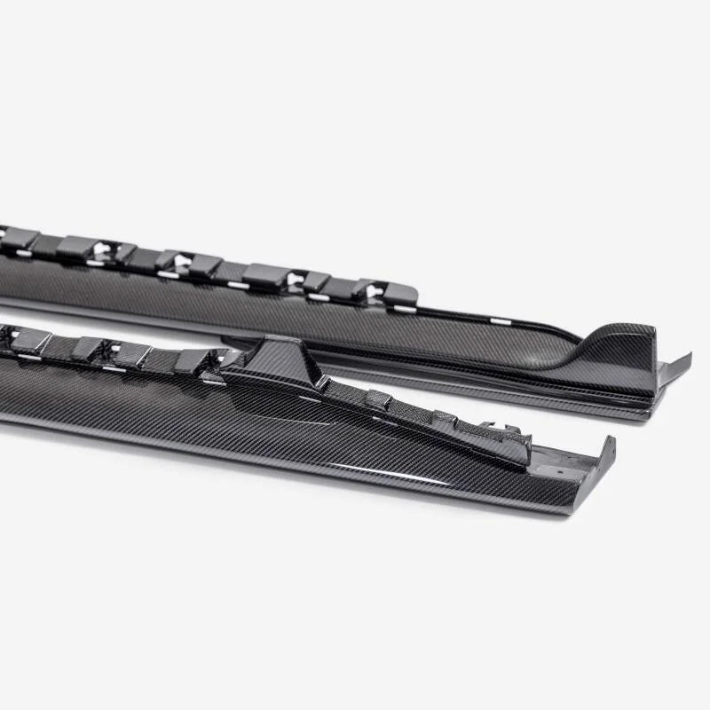 Anderson Composites 2024 Ford Mustang Type-GT5 Carbon Fiber Side Rocker Panel Splitter - Main Product View