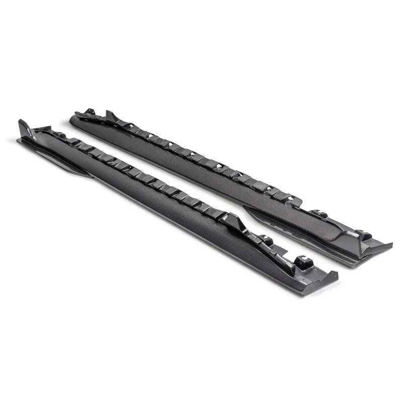 Anderson Composites 2024 Ford Mustang Type-GT5 Carbon Fiber Side Rocker Panel Splitter - Additional View 5
