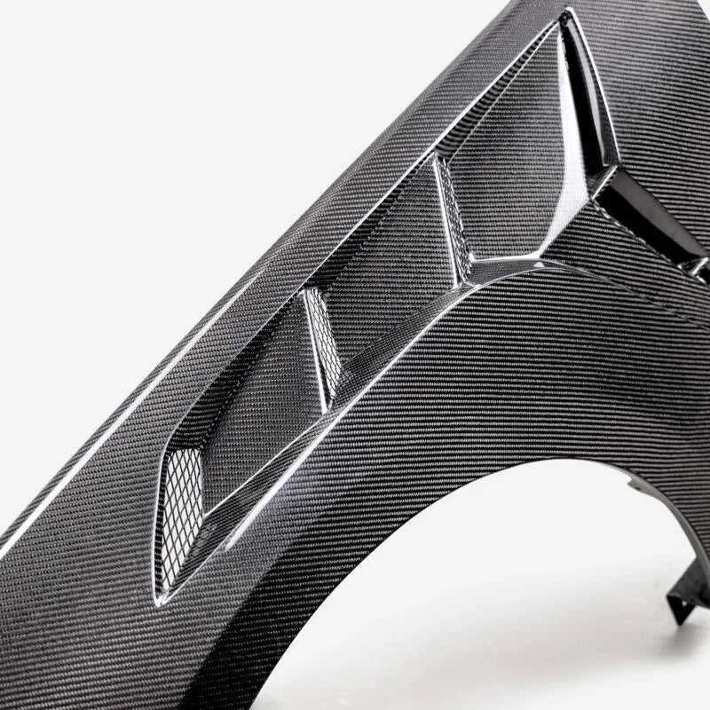 Anderson Composites 2024 Ford Mustang Type-GTD Carbon Fiber Fenders - Side View