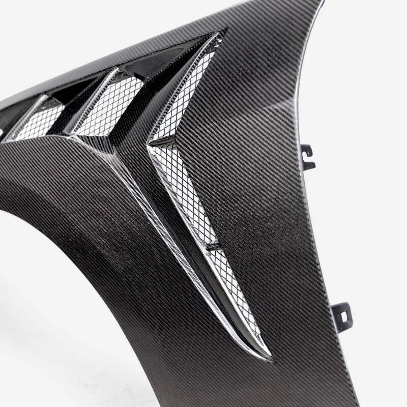 Anderson Composites 2024 Ford Mustang Type-GTD Carbon Fiber Fenders - Back View