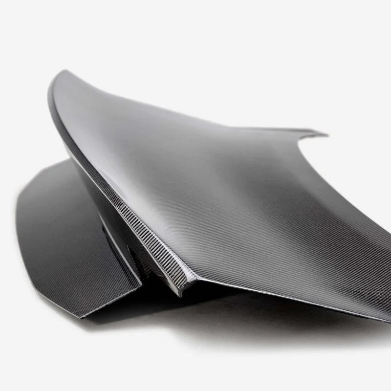 Anderson Composites 2024+ Ford Mustang Type-SA Carbon Fiber Double Sided 1-Piece Decklid - Back View