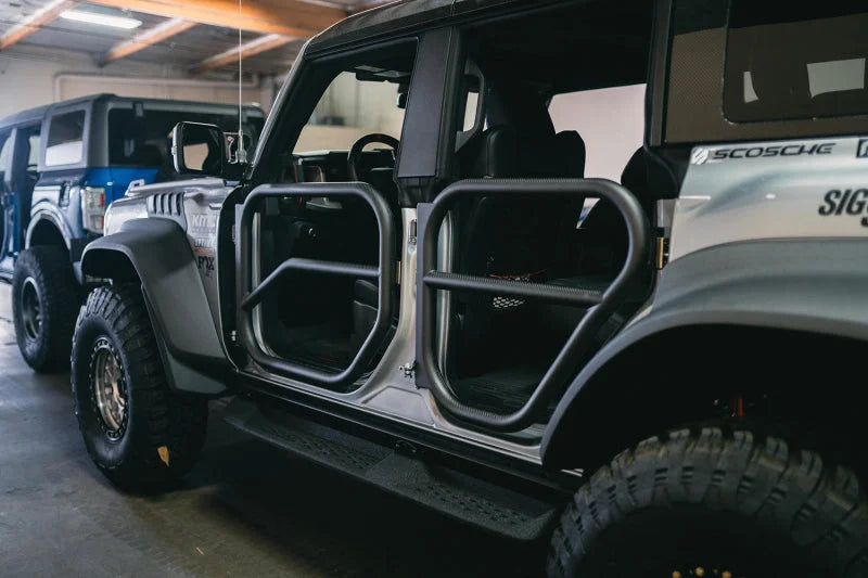 Anderson Composites 21-22 Ford Bronco 4DR Carbon Fiber Tube Doors - Front & Rear- Off Road - Additional View 8