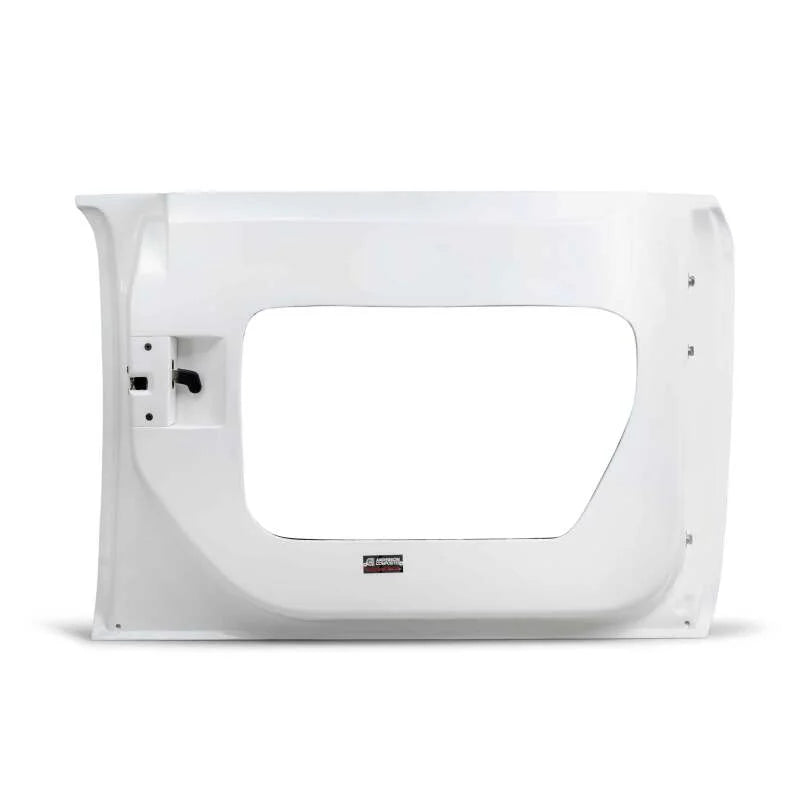 Anderson Composites 21-22 Ford Bronco 4DR Fiberglass Front Doors (Pair) w/ CF Inserts - Off Road - Back View