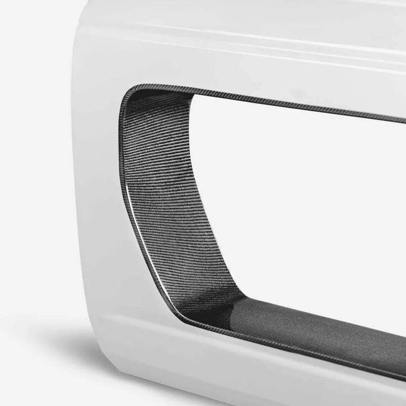 Anderson Composites 21-22 Ford Bronco 4DR Fiberglass Front Doors (Pair) w/ CF Inserts - Off Road - Installation View