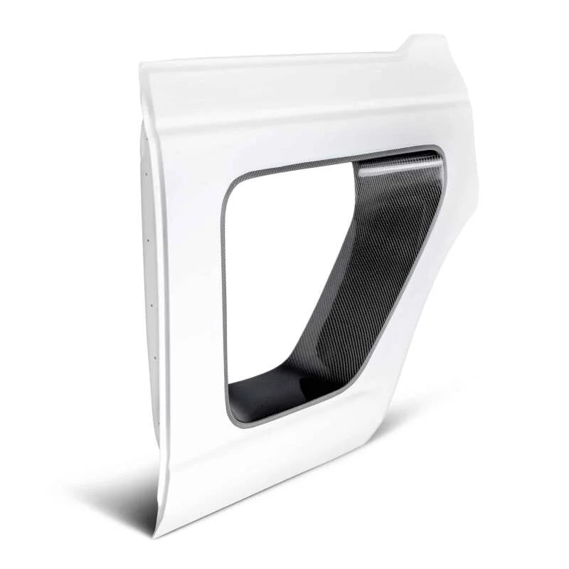Anderson Composites 21-22 Ford Bronco 4DR Fiberglass Rear Doors (Pair) w/ CF Inserts - Off Road - Side View