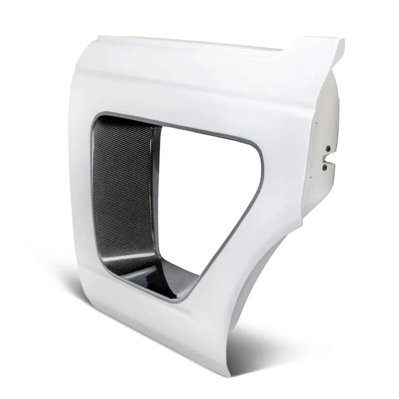 Anderson Composites 21-22 Ford Bronco 4DR Fiberglass Rear Doors (Pair) w/ CF Inserts - Off Road - Installation View