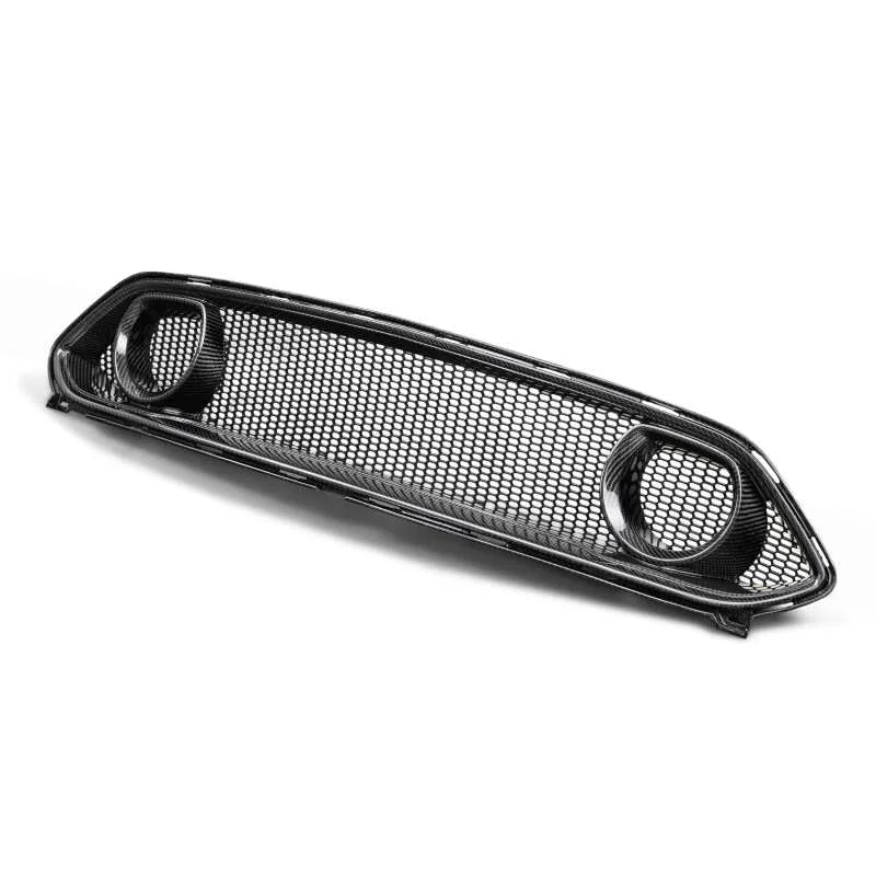 Anderson Composites 21-22 Ford Mustang Mach 1 CF Upper Grille - Main Product View