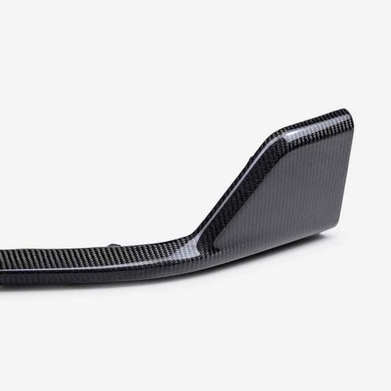 Anderson Composites 21-22 Ford Mustang Mach 1 Type-OE Carbon Fiber Front Chin Spoiler - Back View