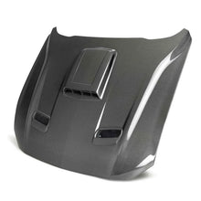 Load image into Gallery viewer, Anderson Composites 21-23 Ford Mustang Mach 1 Type-SK Double-Sided Carbon Fiber Hood - Side View