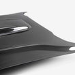 Load image into Gallery viewer, Anderson Composites 21-23 Ford Mustang Mach 1 Type-SK Double-Sided Carbon Fiber Hood - Installation View