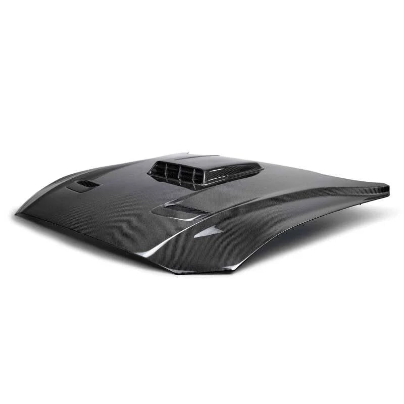 Anderson Composites 21-23 Ford Mustang Mach 1 Type-SK Double-Sided Carbon Fiber Hood - Additional View 5