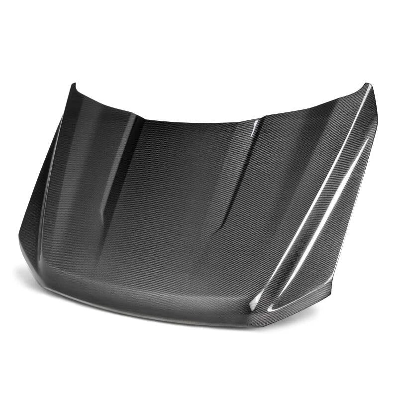 Anderson Composites 21-24 Ford F-150 Type-OE Carbon Fiber Hood - Back View