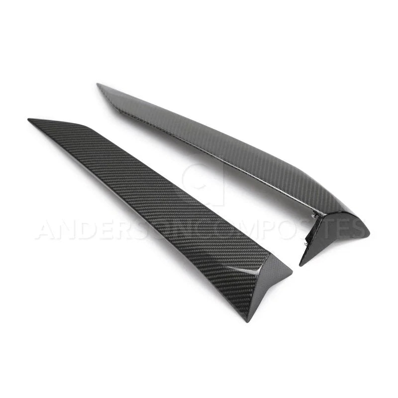 Anderson Composites Carbon Fiber Door Handle Cover fits 2020-2021 Chevrolet Corvette Stingray C8 / Chevrolet Corvette - Ad...