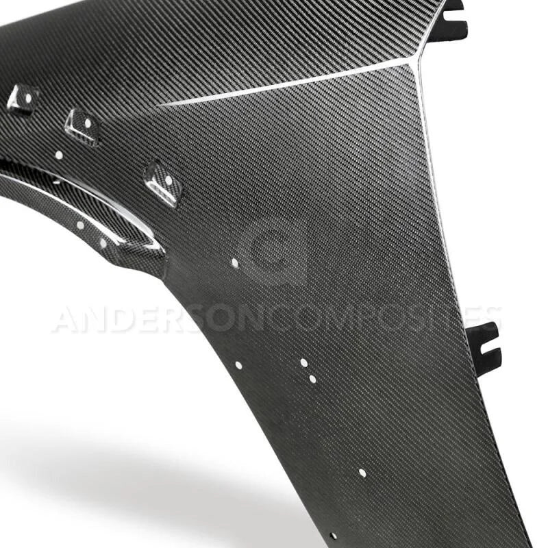 Anderson Composites Carbon Fiber Front Fenders (Pair) fits 2018-2022 Dodge Challenger / Dodge Demon - Additional View 7