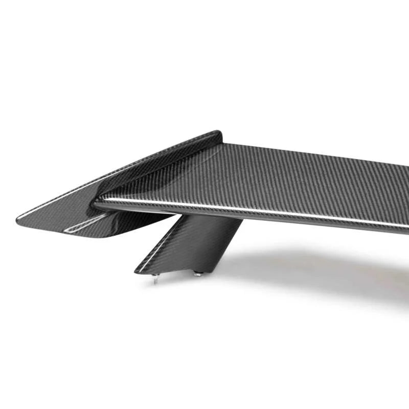 Anderson Composites Chevrolet C8 20-21 Type-HW Carbon Fiber High Wing Spoiler - Side View