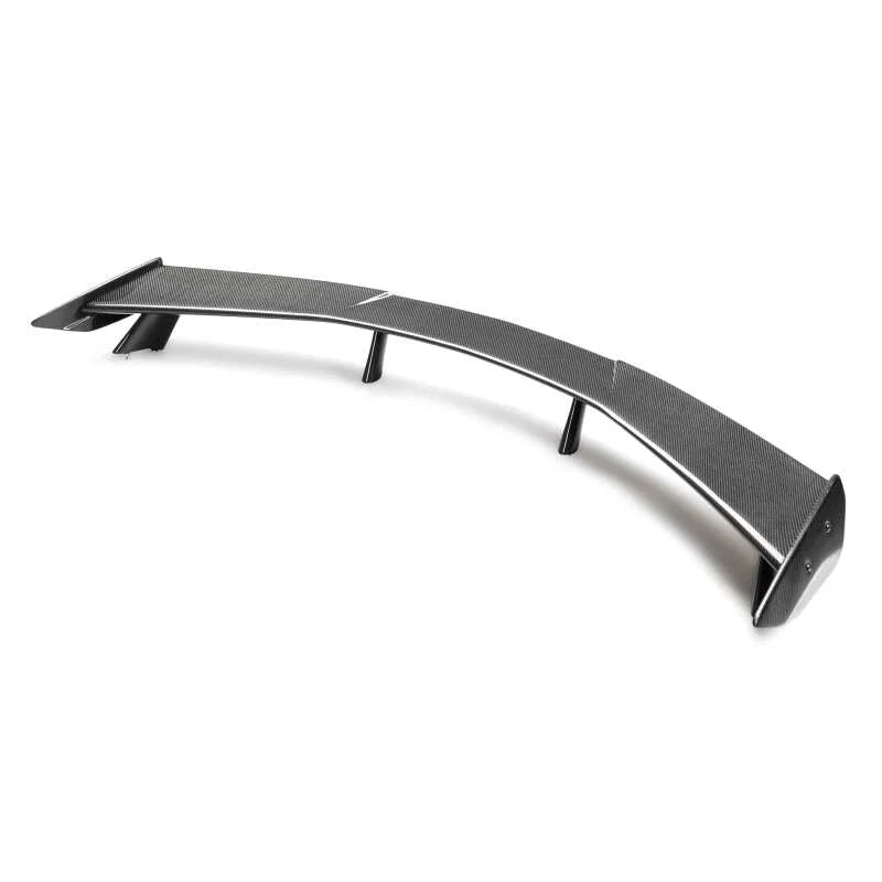 Anderson Composites Chevrolet C8 20-21 Type-HW Carbon Fiber High Wing Spoiler - Back View