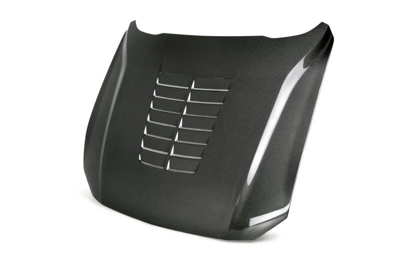 Anderson Composites Double Sided Type-GT5 Carbon Fiber Hood fits 2018-2020 Ford Mustang ECOBOOST / 2018-2022 Ford Mustang GT