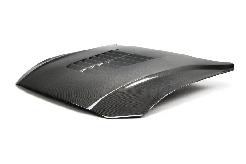 Anderson Composites Double Sided Type-GT5 Carbon Fiber Hood fits 2018-2020 Ford Mustang ECOBOOST / 2018-2022 Ford Mustang GT