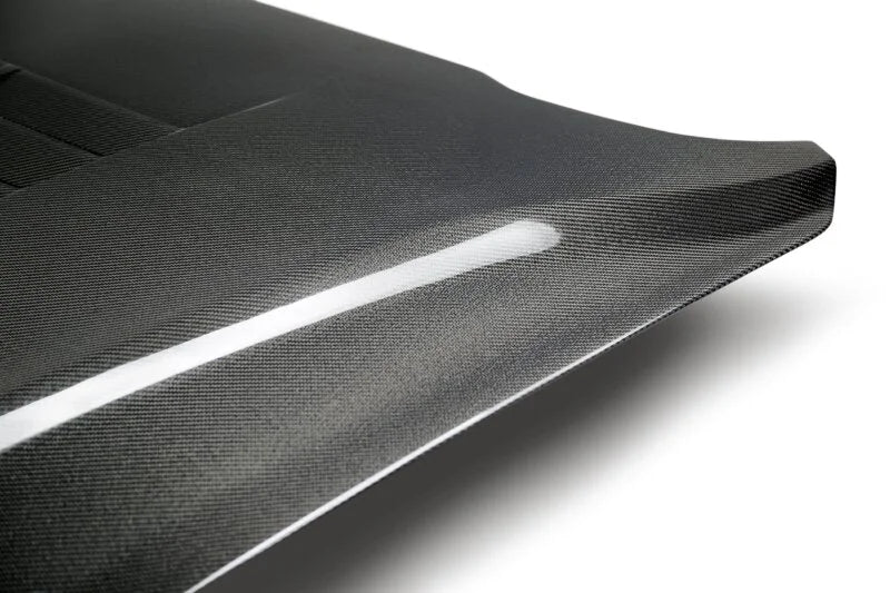 Anderson Composites Double Sided Type-GT5 Carbon Fiber Hood fits 2018-2020 Ford Mustang ECOBOOST / 2018-2022 Ford Mustang GT