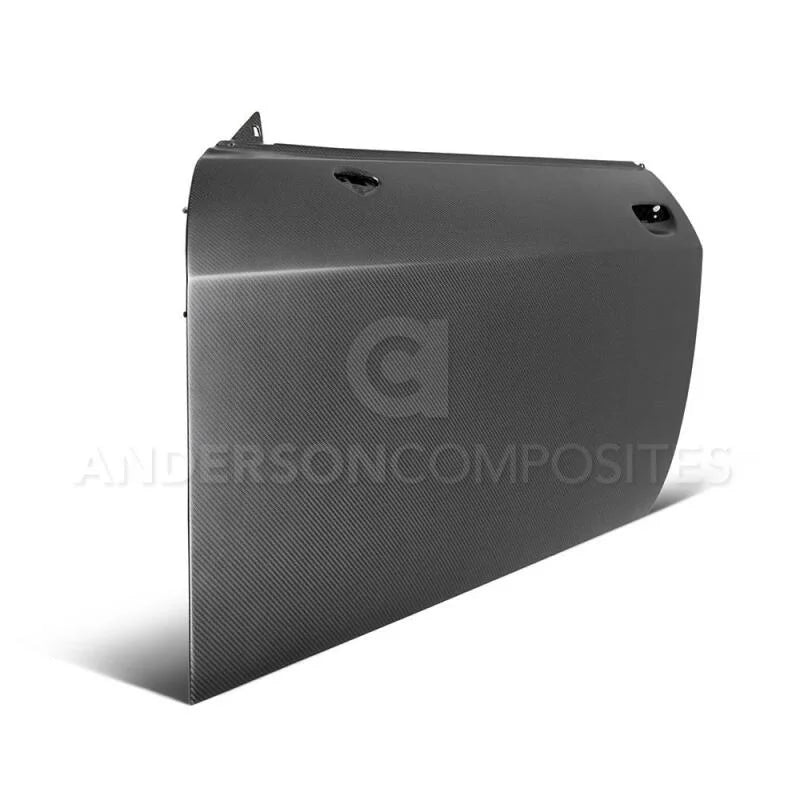 Anderson Composites Dry Carbon Doors (Pair) fits 2015-2022 Dodge Challenger - Back View