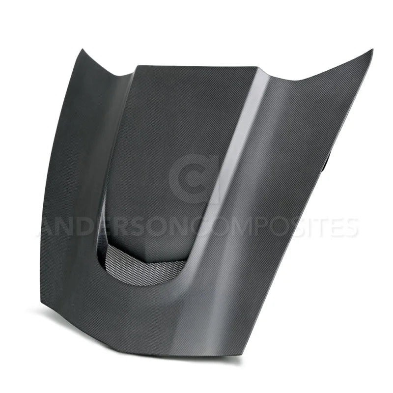 Anderson Composites Dry Carbon Fiber Hood AC-HD14CHC7-VS-DRY fits 2014-2019 Chevrolet Corvette Stingray / Chevy Corvette - Side Vie...