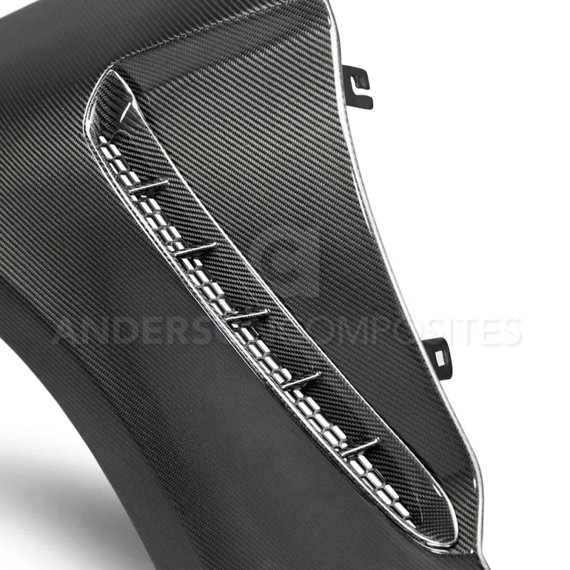 Anderson Composites GT350 Style Carbon Fiber Fenders (Pair) fits 2018-2020 Ford Mustang EcoBoost / 2018-2022 Ford Mustang GT